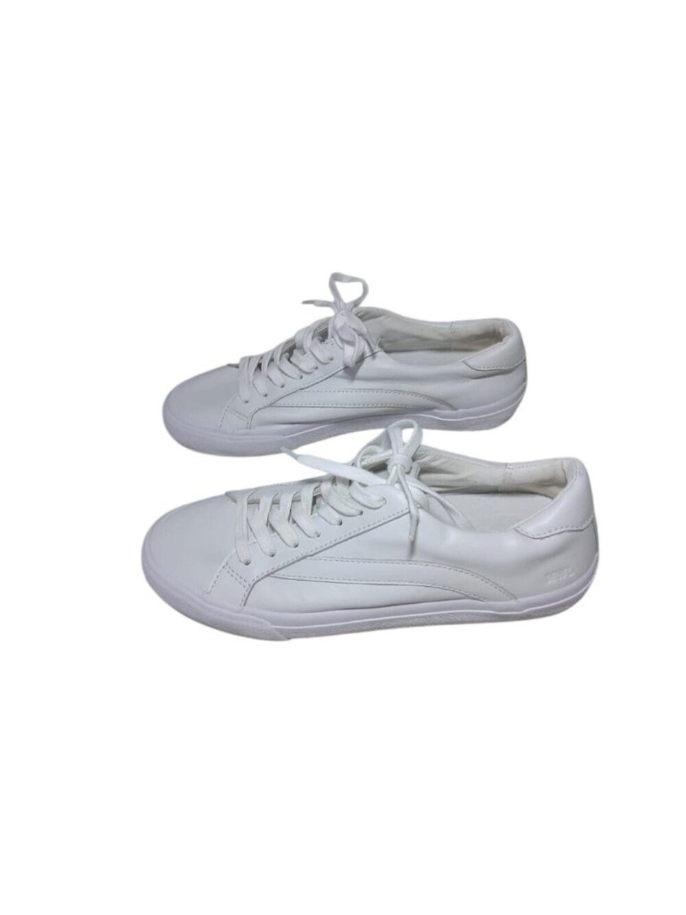 Madewell Women's White Leather Low Top Lace Up Sneakers Casual Shoes